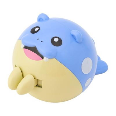 Pokemon Center Spheal Wind-Up Toy Figure Mogu Mogu Watching Open Eyes Japan NEW