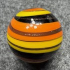 Handmade Marble Gold Lutz ( Corkscrew - Spiral ) 1 Inch +-  (S14) — photo 2