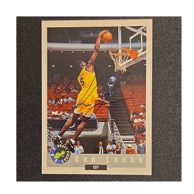 Classic Games Classic Draft Picks Ken Leeks Autograph Limited Edition #BF Card