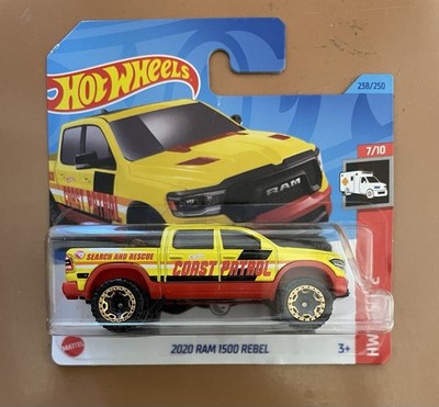 HOT WHEELS 2020 RAM 1500 REBEL 238/250 HW RESCUE 7/10 MATTEL TREASURE NEU & OVP