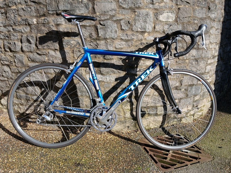 2007 Trek Madone 5.2 Wind Fin Discovery Channel 56cm - Dura Ace/Ultegra triple
