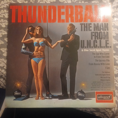 THE JAZZ ALL-STARS ''THUNDERBALL & OTHER SECRET AGENT THEMES '' VINYL LP 1966