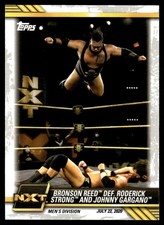 2021 Topps WWE NXT Bronson Reed Def. Roderick Strong and Johnny Gargano #49