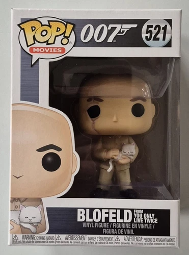 Mint in Mint Box Funko Pop Movies James Bond - Ernst Stavro Blofeld #521