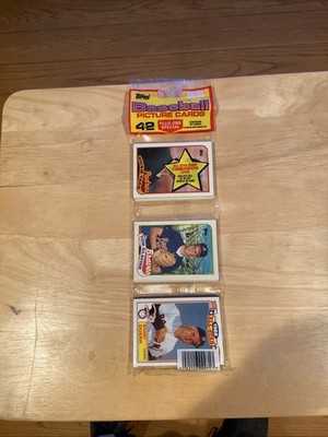 Vtg 1988 Topps Baseball Rak Pack 42 Sealed Cards with Glossy All-Star Insert MLB