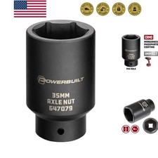 35mm Axle Nut Socket 12-inch Drive 6 Point Remove Front Wheel Drive Axles... 35mm Axle Nut Socket 12-inch Drive 6 Point Remove Front Wheel Drive Axles...