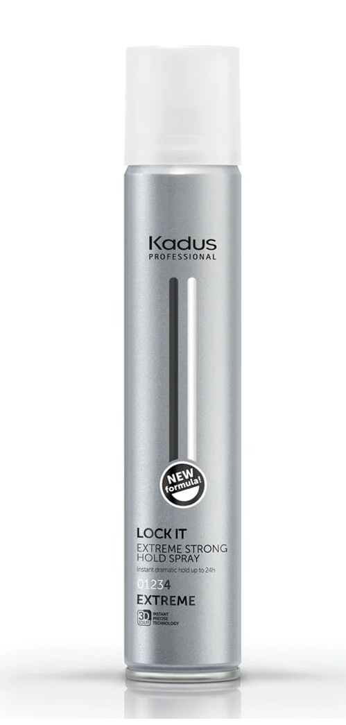 Kadus Lock It Spray Extreme Strong Hold Hairspray (500ml)