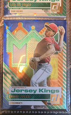 Panini 2025 Donruss Baseball Chase Burns Reds Prospect Jersey Kings Mem #PJK-CB