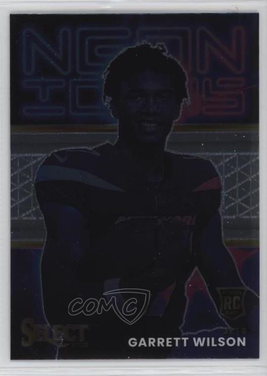 2022 Panini Select Neon Icons Garrett Wilson #NI-21 07v8