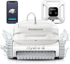 Poolmate Hydro 4 Pool Vacuum for Inground Pools Floor, Wall & Waterline Cleaning