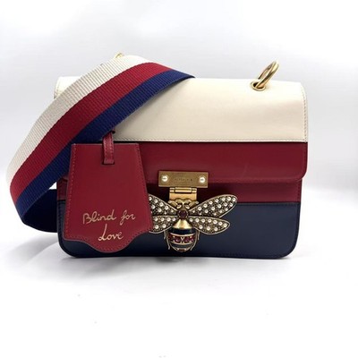 HJ Gucci Calfskin Queen Margaret Shoulder Bag Crossbody Bags