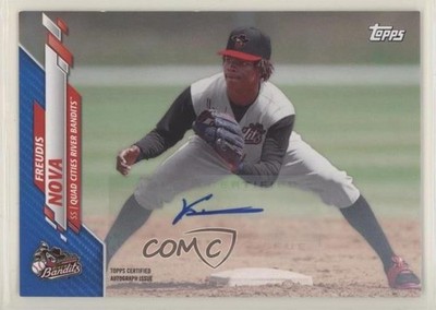2020 Topps Pro Debut Blue Auto 75/150 Freudis Nova #PD-140 Auto 0c6