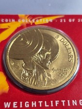 2000 $5 Five Dollar Sydney Olympics Weightlifting Uncirculated Coin | RAM MINT
