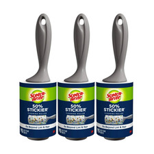 3 Pack Scotch-Brite 3M Lint Roller 50 Stickier 95 Sheets Pet Hair Lint