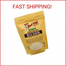 Bob's Red Mill Organic Masa Harina Corn Flour 24 Ounce (Pack of 2)