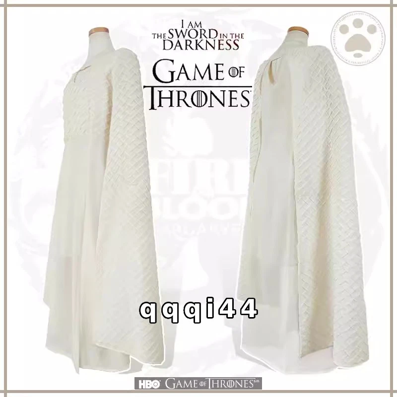 Juego de Tronos Dragón Madres Cosplay Vestido Traje Gasa Disfraz Regalo Halloween Foto 4 de 4