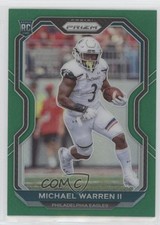 2020 Panini Prizm Rookie Green Prizm Michael Warren II #345 0v1