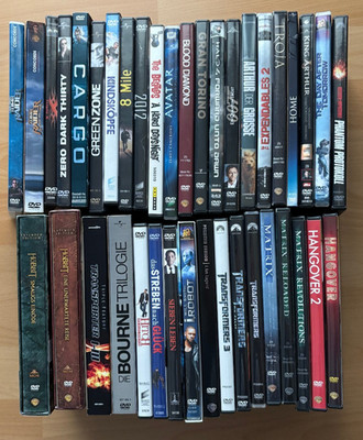 DVD Sammlung: Hobbit, Transformers , James Bond, Jason Bourne, Transporter 1-3