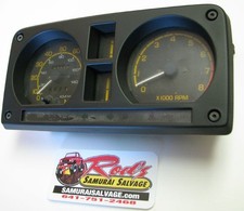 Suzuki Samurai Gauge Cluster With Tachometer Fits Years 1986 - 1988 Suzuki Samurai Gauge Cluster With Tachometer Fits Years 1986 - 1988