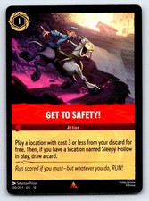 Get to Safety Rare Whispers in the Well Lorcana