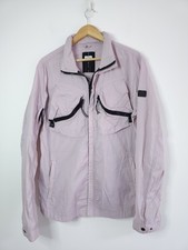 883 Police Mens Romsey Lilac Full Zip Casual Jacket Pockets Japanese Style -Sz L