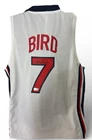 LARRY BIRD AUTOGRAPHED SIGNED USA OLYMPICS JERSEY BECKETT WITNESSED