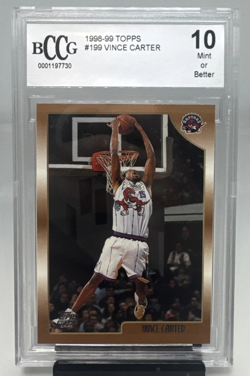 Topps Vince Carter Basketball Toronto Raptors Rookie Sports