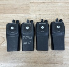 Lot Of 4 Motorola PR400 UHF 16 Channel Two-Way Radios AAH65RDC9AA2AN D