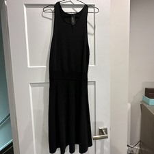 Express LBD Fit And Flare Stretch At Knee Dress