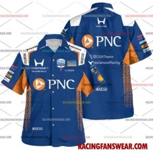 Scott Dixon IndyCar Racing 2026 Uniform Apparel Clothes Hawaiian Polo Shirts