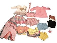 Lot Of 26 Pieces Mixed Baby Girl Clothing Size 0-6, 3-6, 6-9 Months Mixed Brands