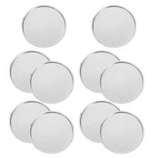 10 Pcs Lab Weighing Plates Mini Scale Trays 50ml Aluminum Sample Pans
