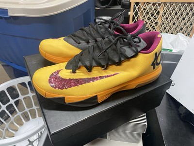 Nike Kd 6 Pbj Size 12/45 Mens Basketball Shoes Peanut Butter Jelly 100% Real