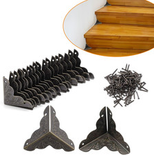36 PCS Stair Dust Inner Corners for Wooden Steps, 35Mm Antique Decorative Corner