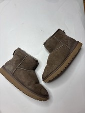 UGG CLASSIC ULTRA MINI CARIBOU SHEARLING LINED BOOT BROWN Women’s 9.5