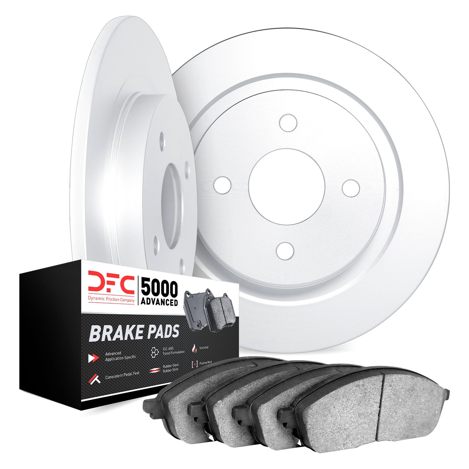 For Lotus Eclat 1976-1979 DFC PRO-KIT 5000 Plain Front Brake Kit