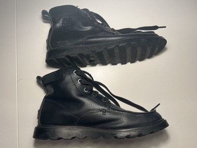 Sorel Men's Madson Moc Toe Wate Black Leather Size 5 Waterproof Boots