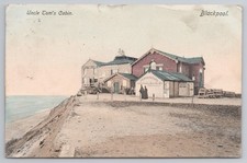 Blackpool Uncle Tom's Cabin 1904 Postcard KEDVII Stamp Barr's Series 1061