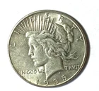 1935 $1 Peace Silver One Dollar Philadelphia AU