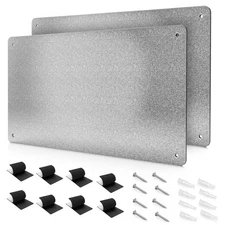17.1" x 11.8" 2 Pack Metal Magnetic Board - Magnet Bulletin Board to Display ...