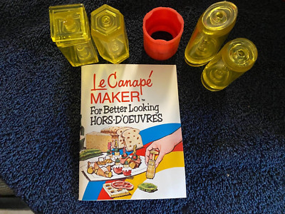 Le Canape Maker For Better Looking Hors D'oeuvres Case and Instructions