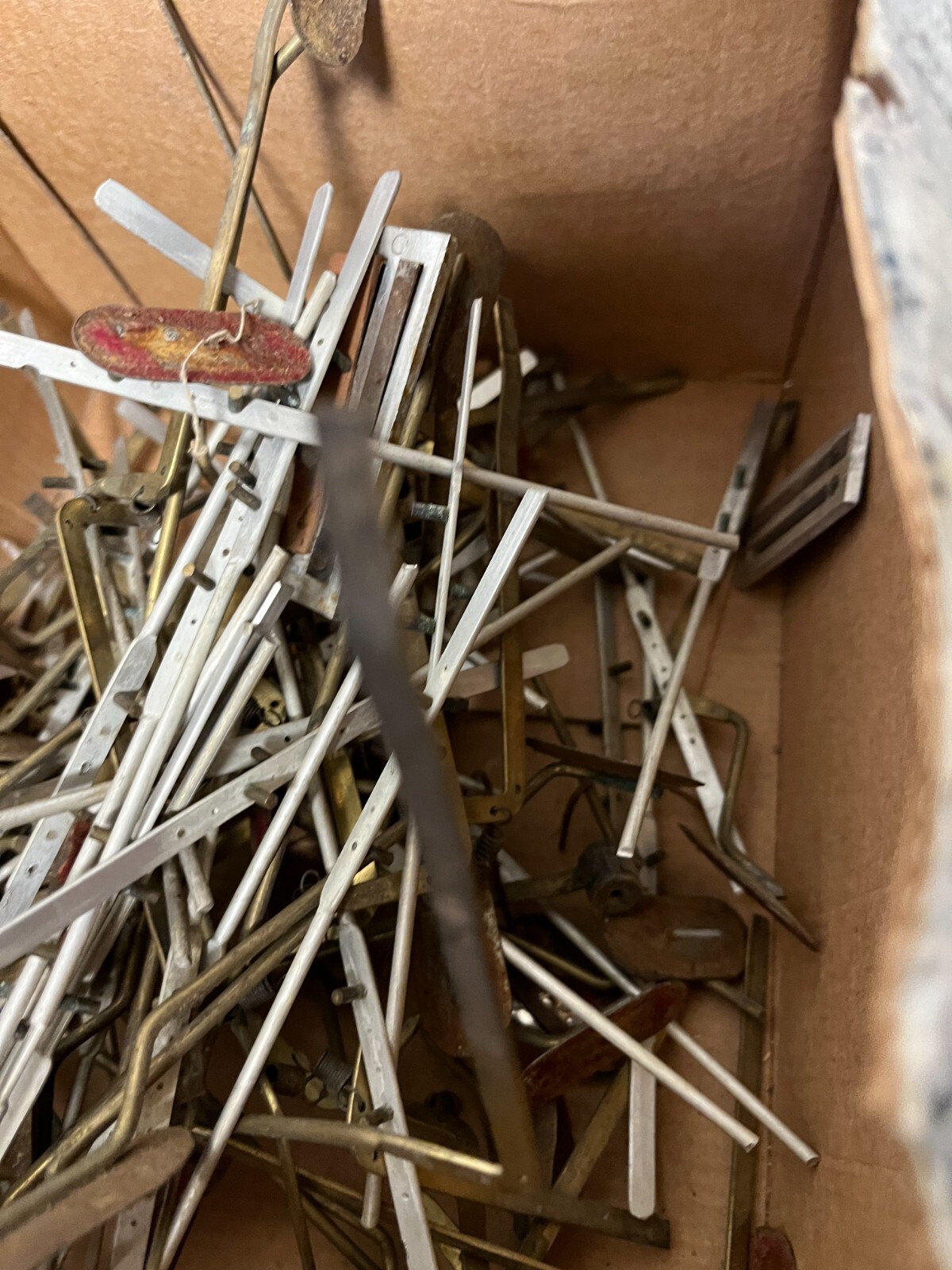 Vintage Accordion Lever Mechanisms Lot Brass & Metal Parts Repair/Restoration