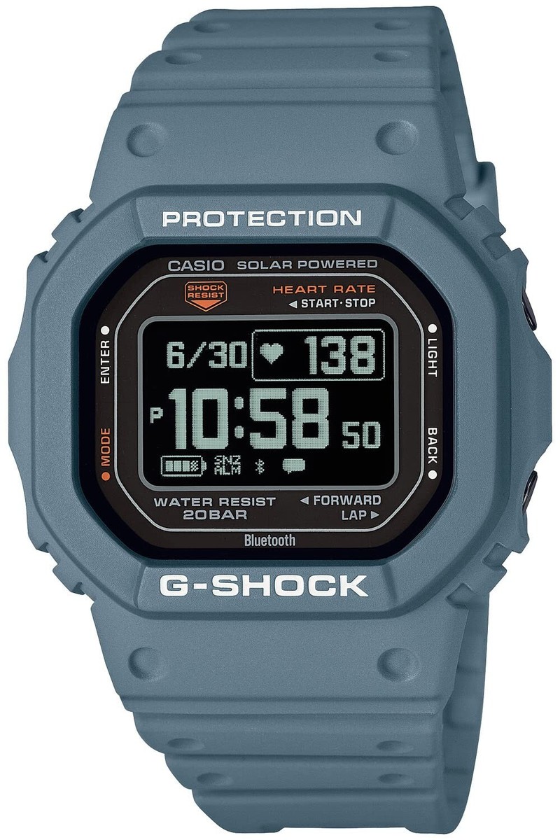 G-SHOCK DW-H5600-2JR Bluetooth Solar Sports Watch Heart Rate