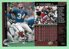 1996 Upper Deck Football Thurman Thomas #64 Buffalo Bills😊