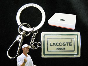 lacoste keychain