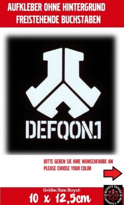 Defqon 1 - 10x12.5cm sticker decal sticker label hardbass q-dance