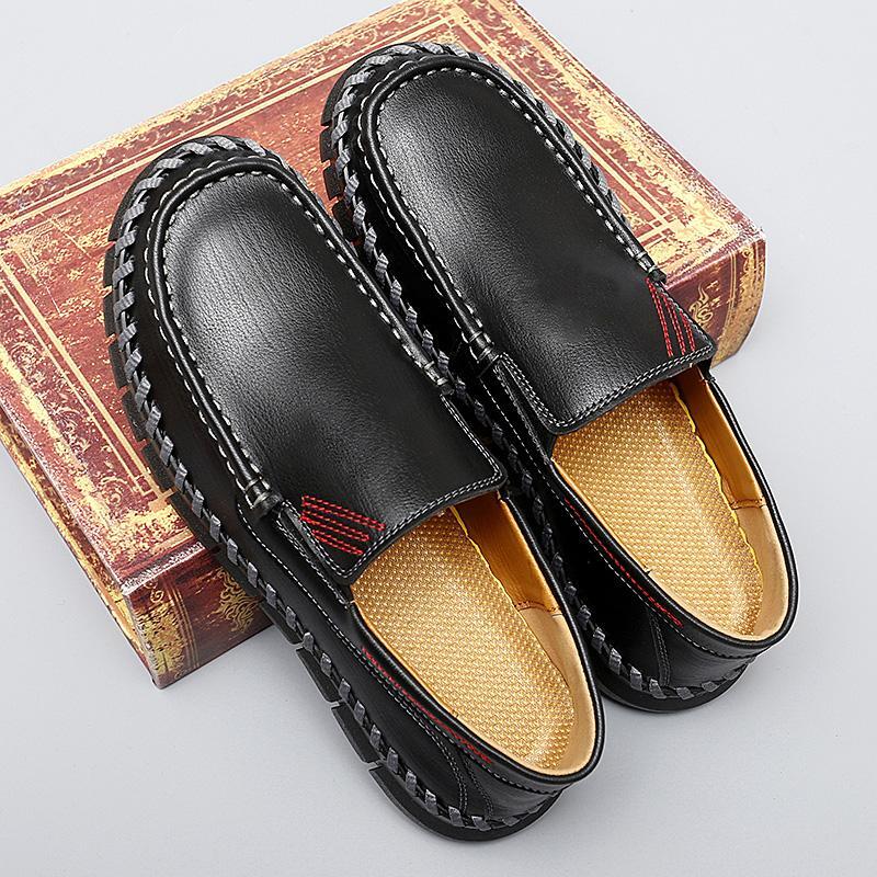 SAOLA Mocassini da uomo per il tempo libero a piedi business Oxford scarpe piatte oversize