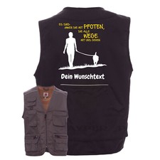 Sommer Weste Hundesport ★ WUNSCHTEXT ★ Hundemama Hundesportweste die mit pfoten