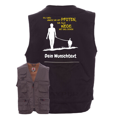 Sommer Weste Hundesport   WUNSCHTEXT   Hundemama Hundesportweste die mit pfoten