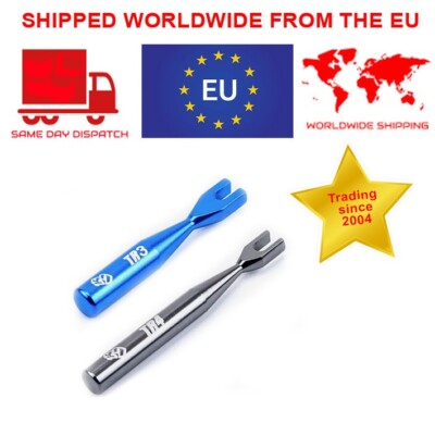 RC Auto Spannschloss Wender Schraubenschlüssel Aluminium Metall 3mm 4mm für Trf Cat Kyosho Rc10